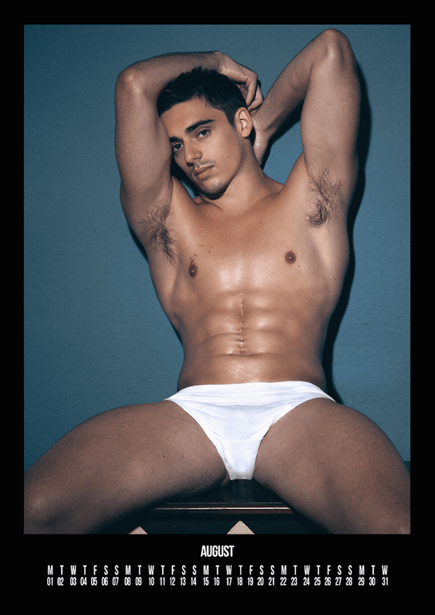 Chris Mears calendar 2016 photographed by Pantelis