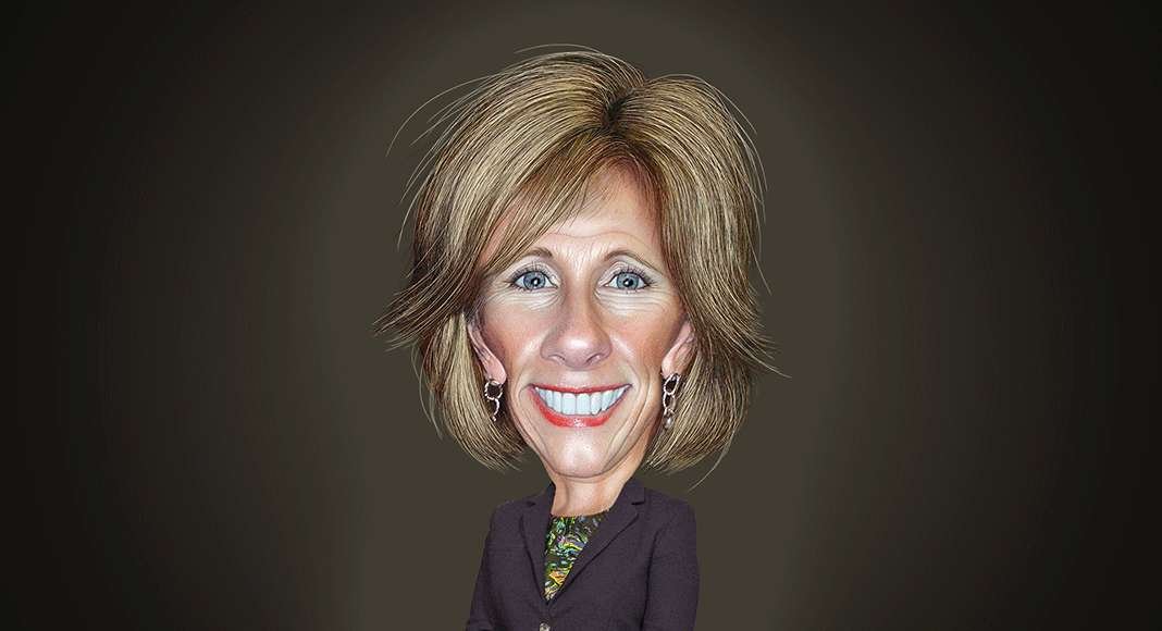 Betsy DeVos - Caricature